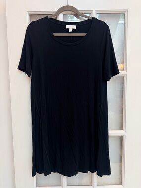 White Label The White Company Chic Navy Scoop Neck Short Sleeve Dress Size 10 US